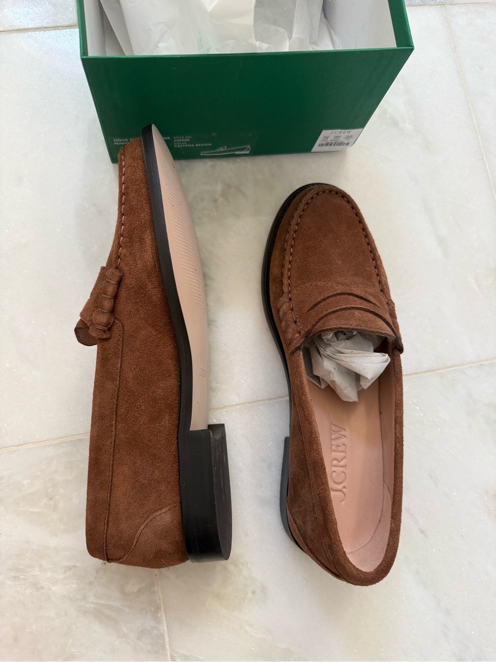 Women’s Winona Suede Penny Loafers - Picture 3 of 5